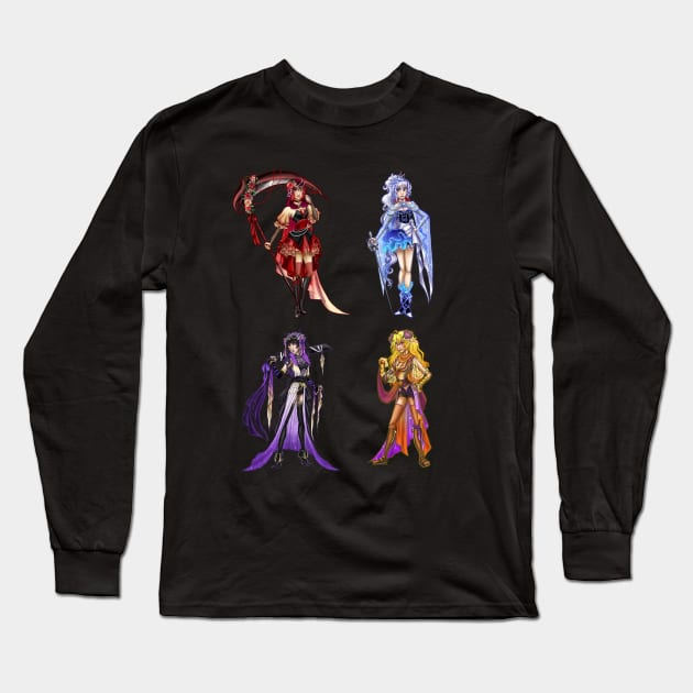 RWBY Art Nouveau Team 1 Long Sleeve T-Shirt by kaemcspadden@gmail.com